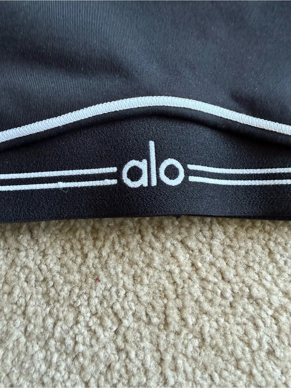 ALO airbrush heart throb bra